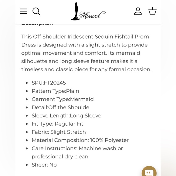 Sequin off shoulder mermaid cocktail formal gown dress - Picture 7 of 10